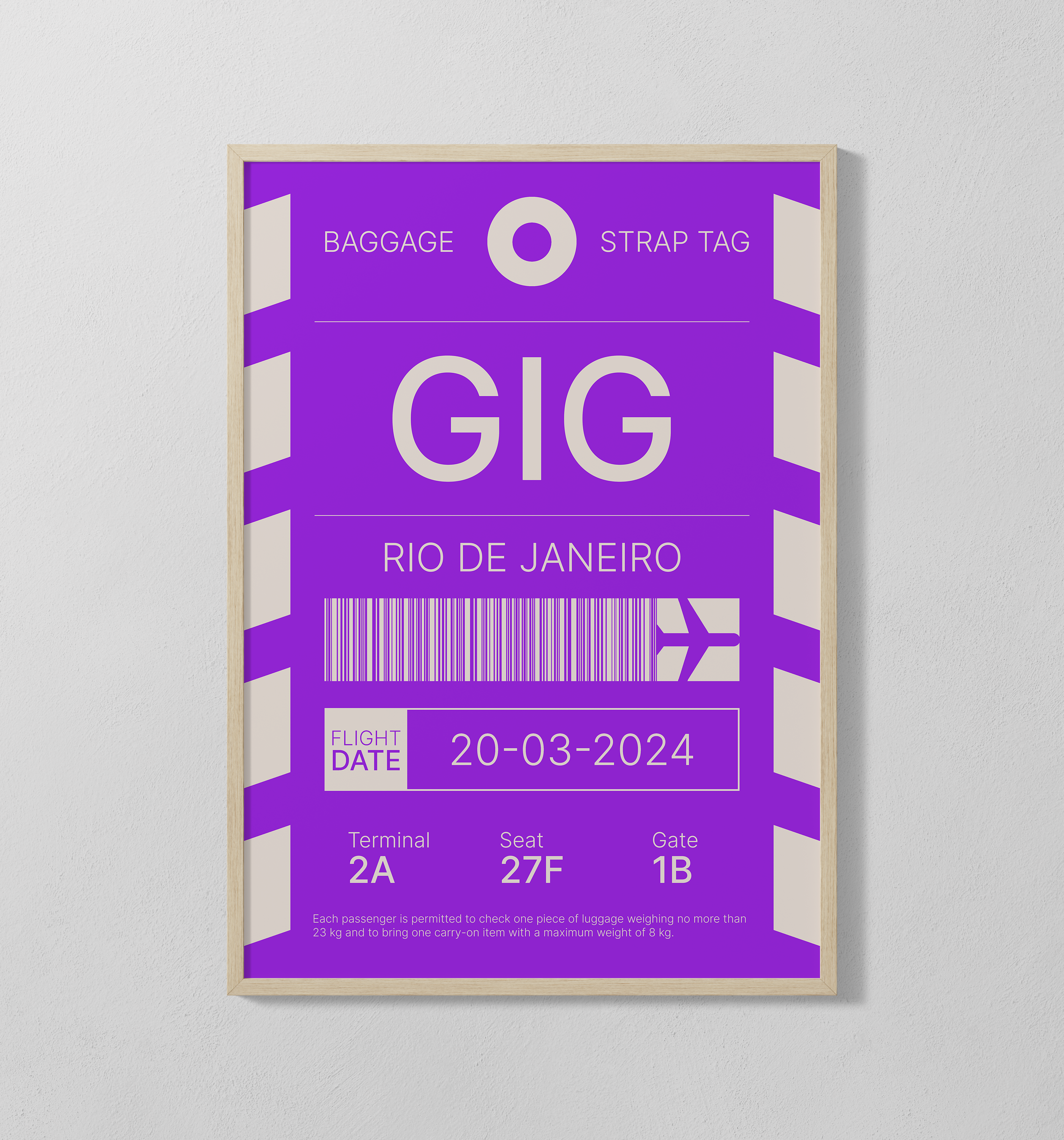 Rio de Janeiro Flugticket | Poster
